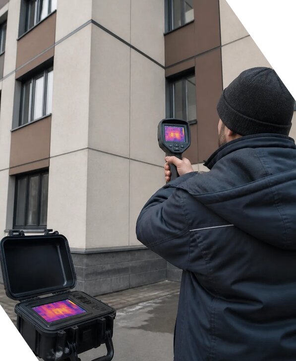 Тепловизионное обследование зданий и сооружений в Белореченске